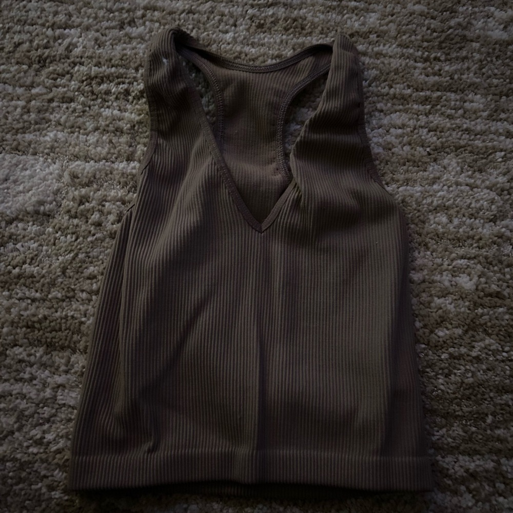 FP Movement ribbed v-neck tank top